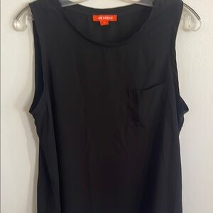 Joe Fresh Black and Orange Sleeveless Tank Top